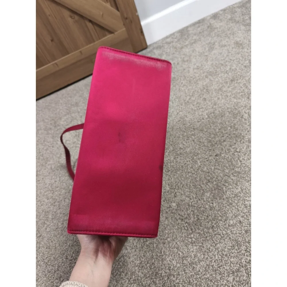 Kate Spade New York Vintage Y2K Red Nylon Shoulder Bag‎ Tote Rectangular